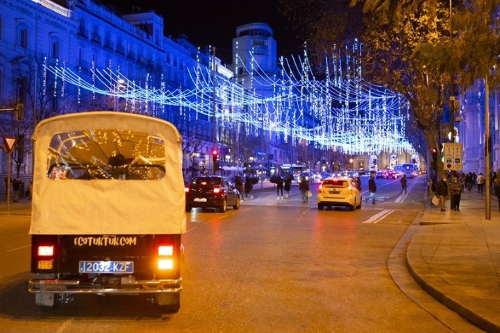 Christmas lights Madrid