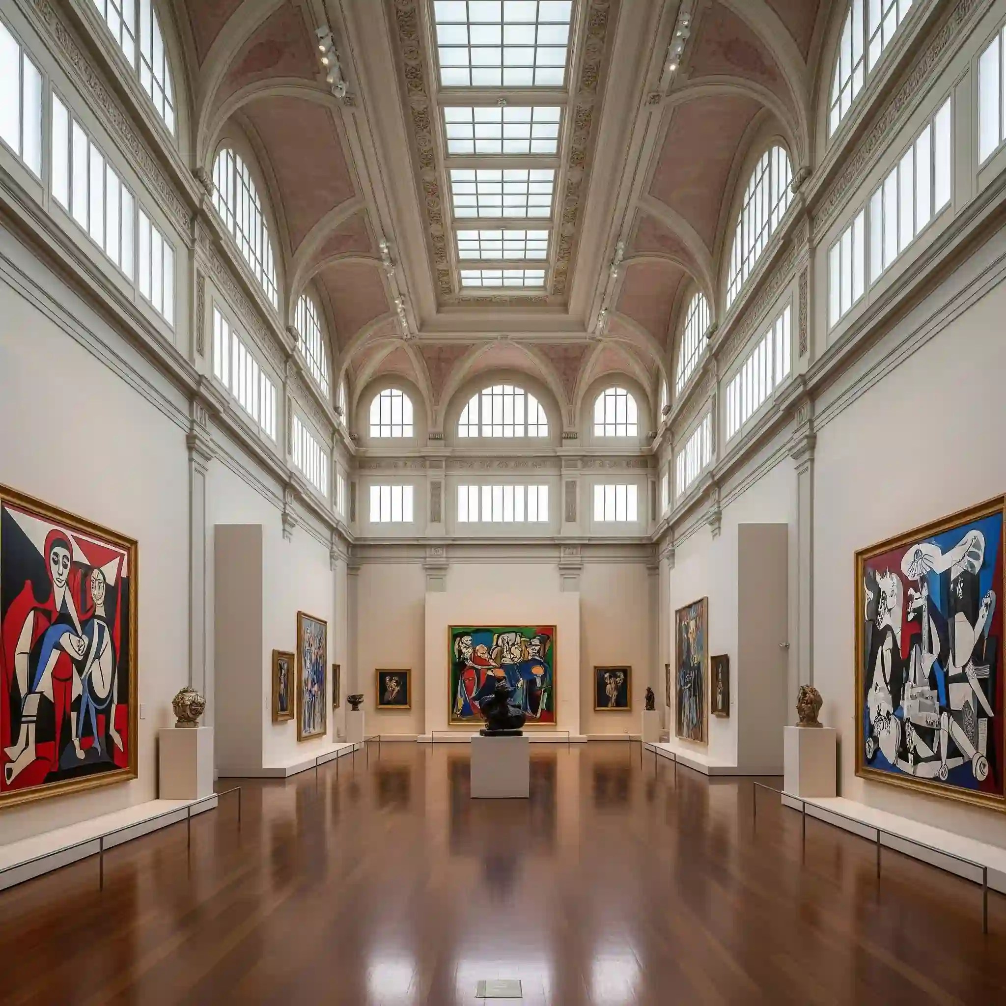 Picasso Malaga Museum a large room